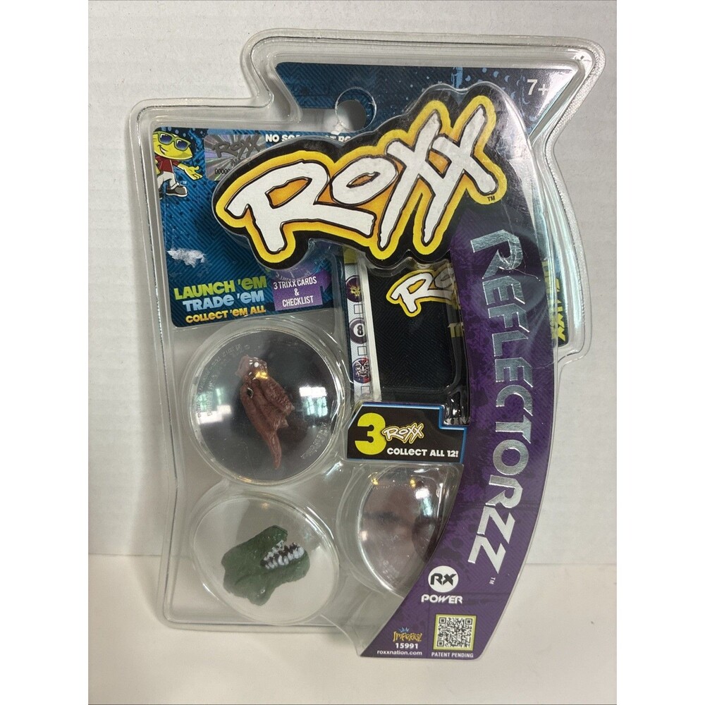 New Sealed Imperial Toy  Roxx Reflectorzz" 3 Trixx Cards & Checklist